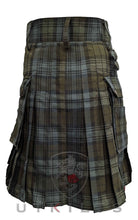 Load image into Gallery viewer, Utility Kilt – GlenLoch, Black Watch Weathered
