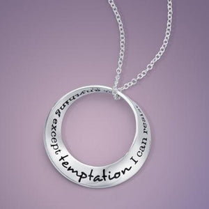 Temptation (Oscar Wilde) Mobius Necklace - Celtic Reader