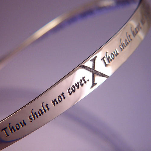 The Ten Commandments Mobius Bracelet - Celtic Reader