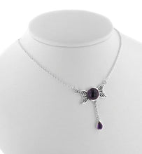 Load image into Gallery viewer, Celtic Knot Triple Moon Phases 17" Necklace ~ Sterling Silver
