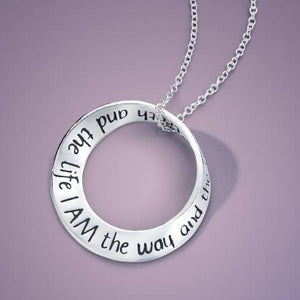 I Am the Way and the Truth - Mobius Necklace