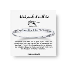 Load image into Gallery viewer, Ask and It Will Be Given to You (Matthew 7:7-11) - Mobius Bracelet
