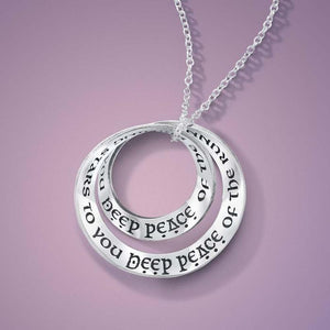 Deep Peace of the Running Wave To You - Double Mobius Necklace