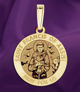 Saint Francis of Assisi - Saints Medal Necklace